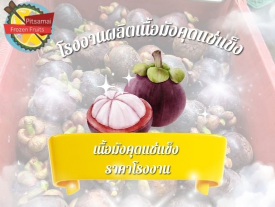 โรงงานผลิตเนื้อมังคุดแช่แข็ง 